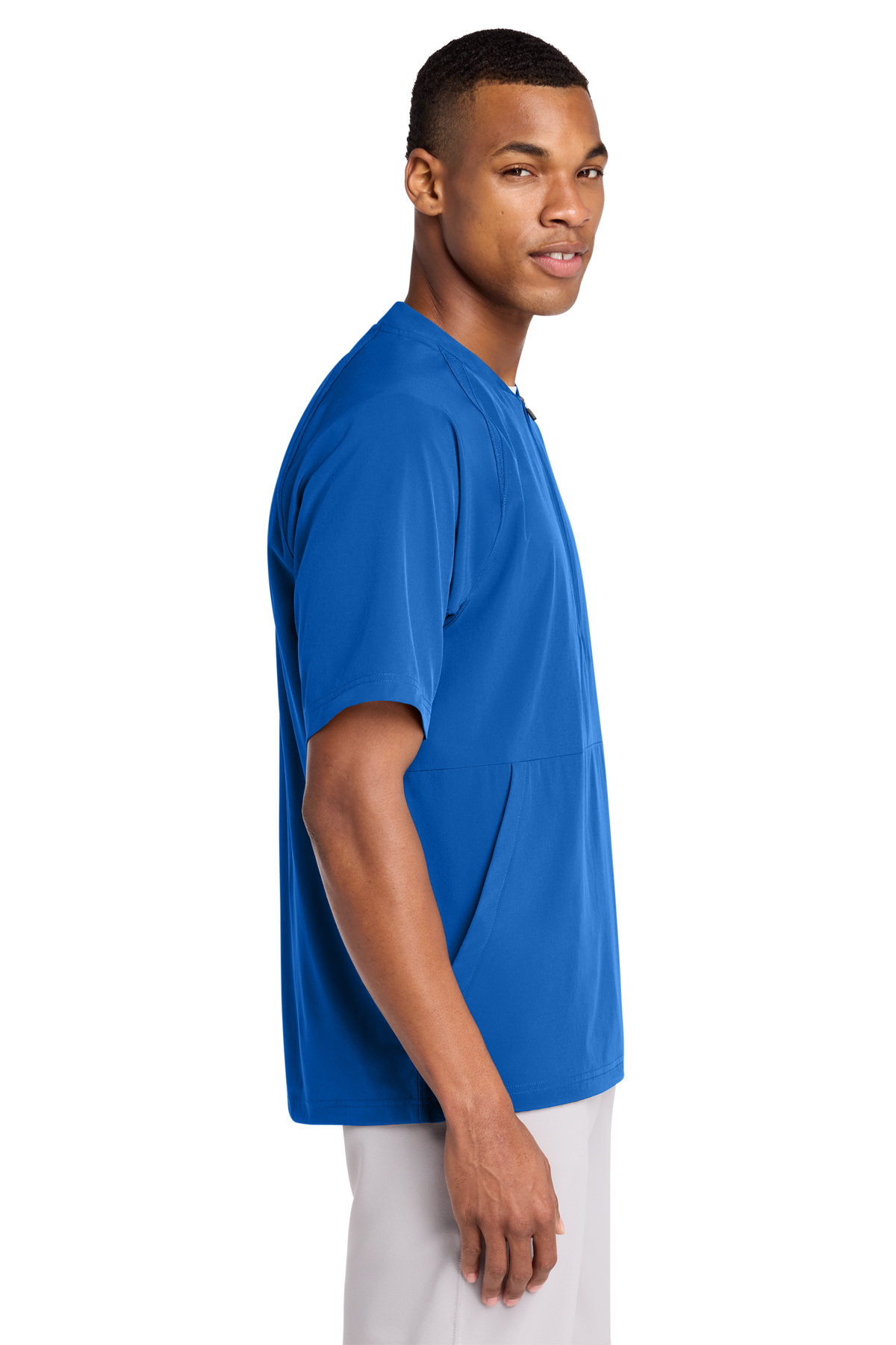Sport-Tek Repeat 1/2-Zip Short Sleeve Jacket | Product | Sport-Tek