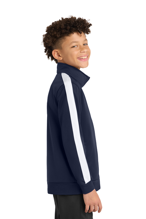 ウォーキング・ランニングウェア PK shampoo Track jacket & pants Sport-Tek Youth Tricot Sleeve Stripe Track Jacket | Product | SanMar