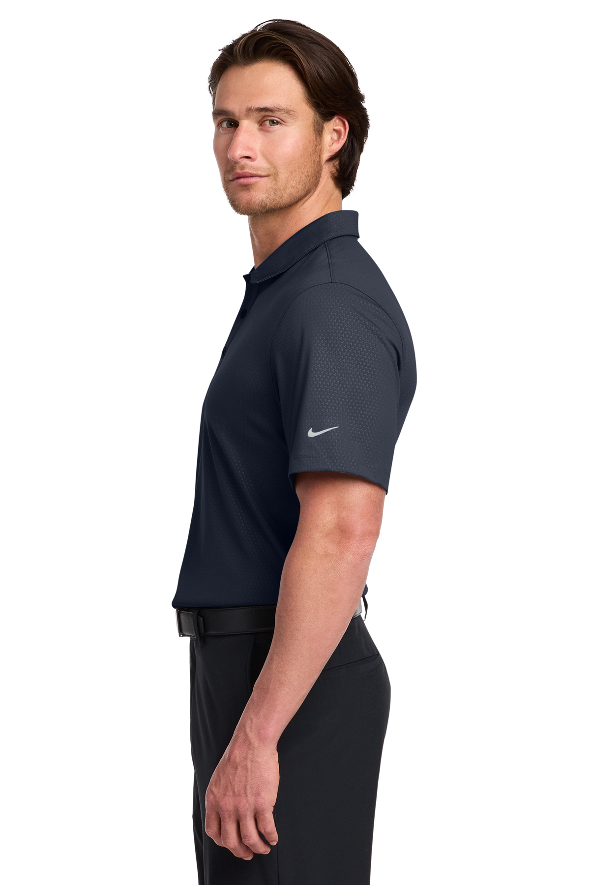 Nike Dri-FIT Embossed Tri-Blade Polo | Product | SanMar