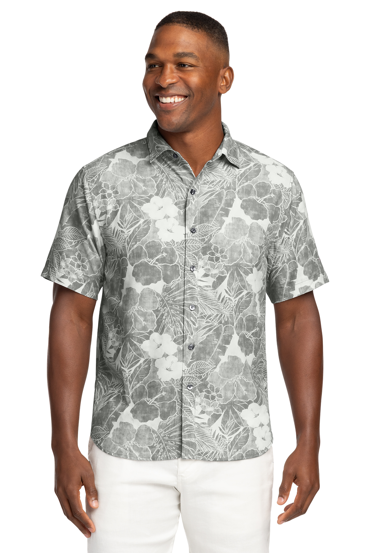 トップス 808 Tommy Bahama Coconut Point Playa Flora Short Sleeve Shirt