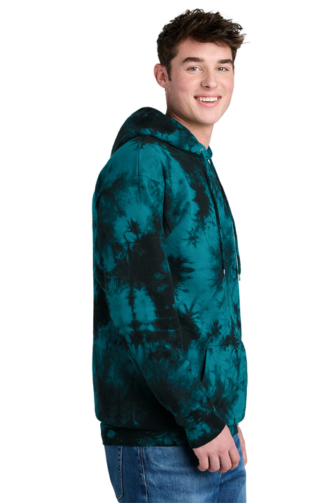 Port & Co Crystal Tie-Dye Pullover Hoodie | Product | SanMar