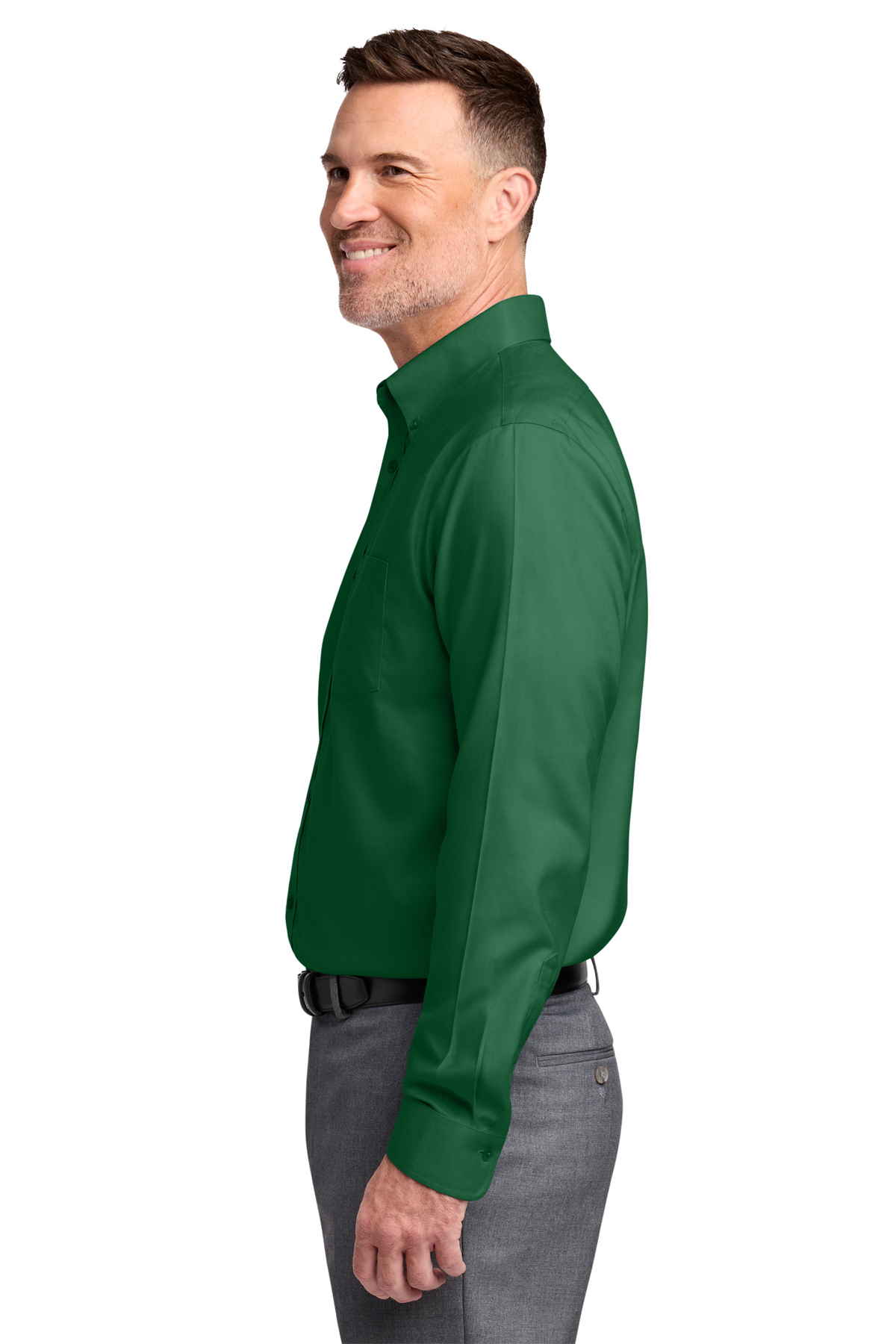 N.O.R.C ノーク クロスプラス サキソニーシャツ グリーン モスグリーン Brooks Brothers Wrinkle-Free Stretch Nailhead Shirt | Product