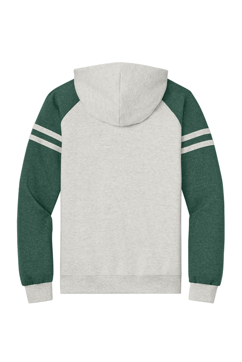 Jerzees Unisex NuBlend Varsity Colorblock Hooded Sweatshirt