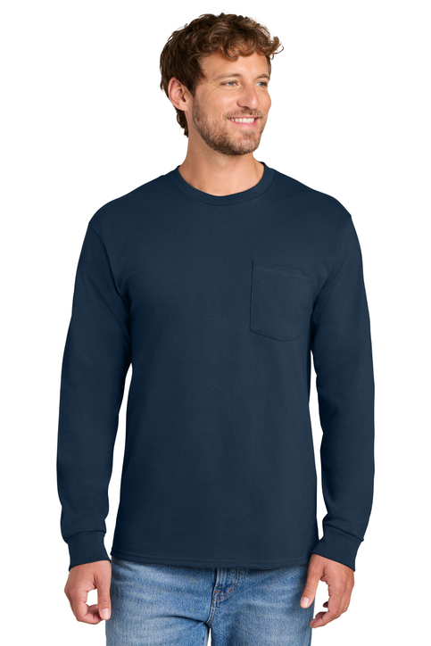 Port & Co Long Sleeve Essential Tee | Product | SanMar