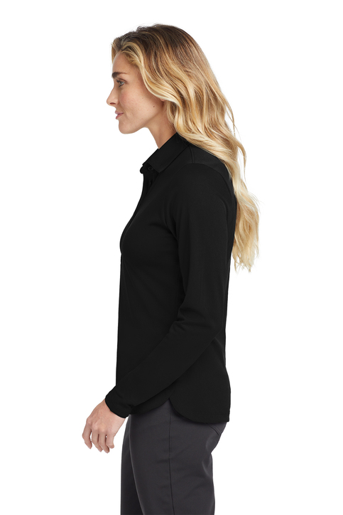 Nike Women's Long Sleeve Dri-FIT Stretch Tech Polo | Product | SanMar