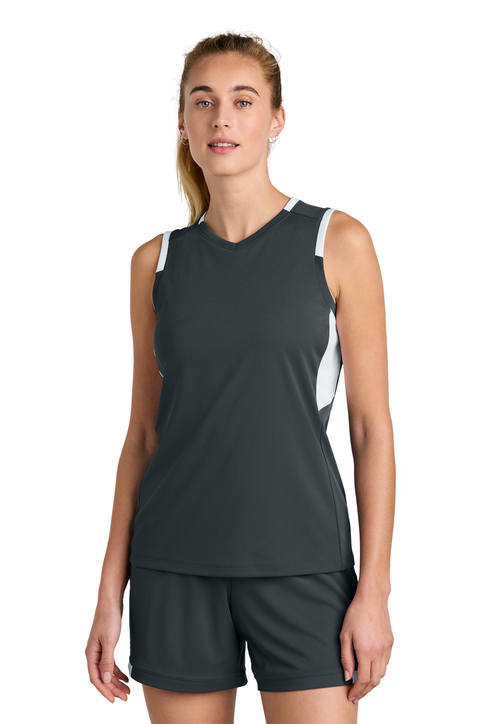 Sport-Tek Women's Club Sleeveless V-Neck | Product | SanMar