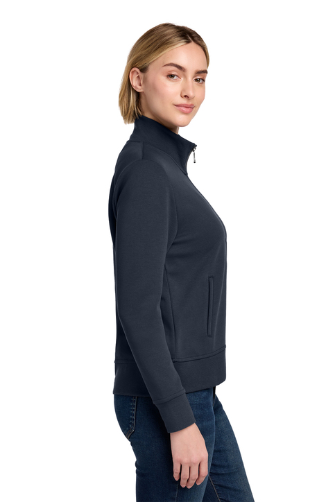 Brooks Brothers Women's Double-Knit Full-Zip | Product | SanMar