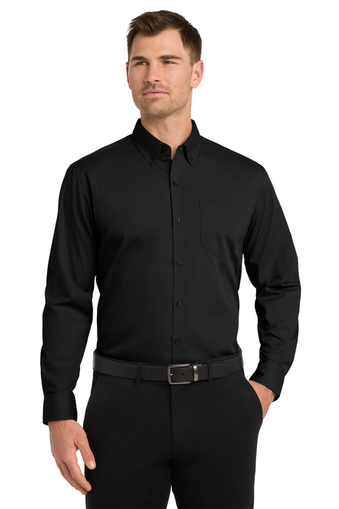 Port Authority Long Sleeve Core Classic Pique Polo | Product | SanMar