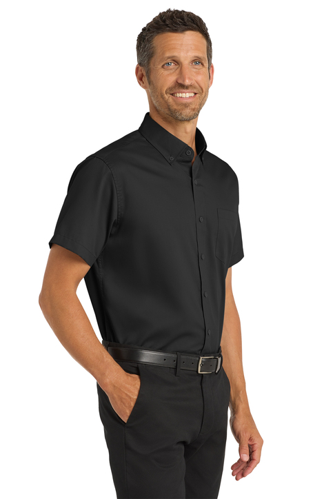 Port Authority Short Sleeve SuperPro Twill Shirt | Product | SanMar