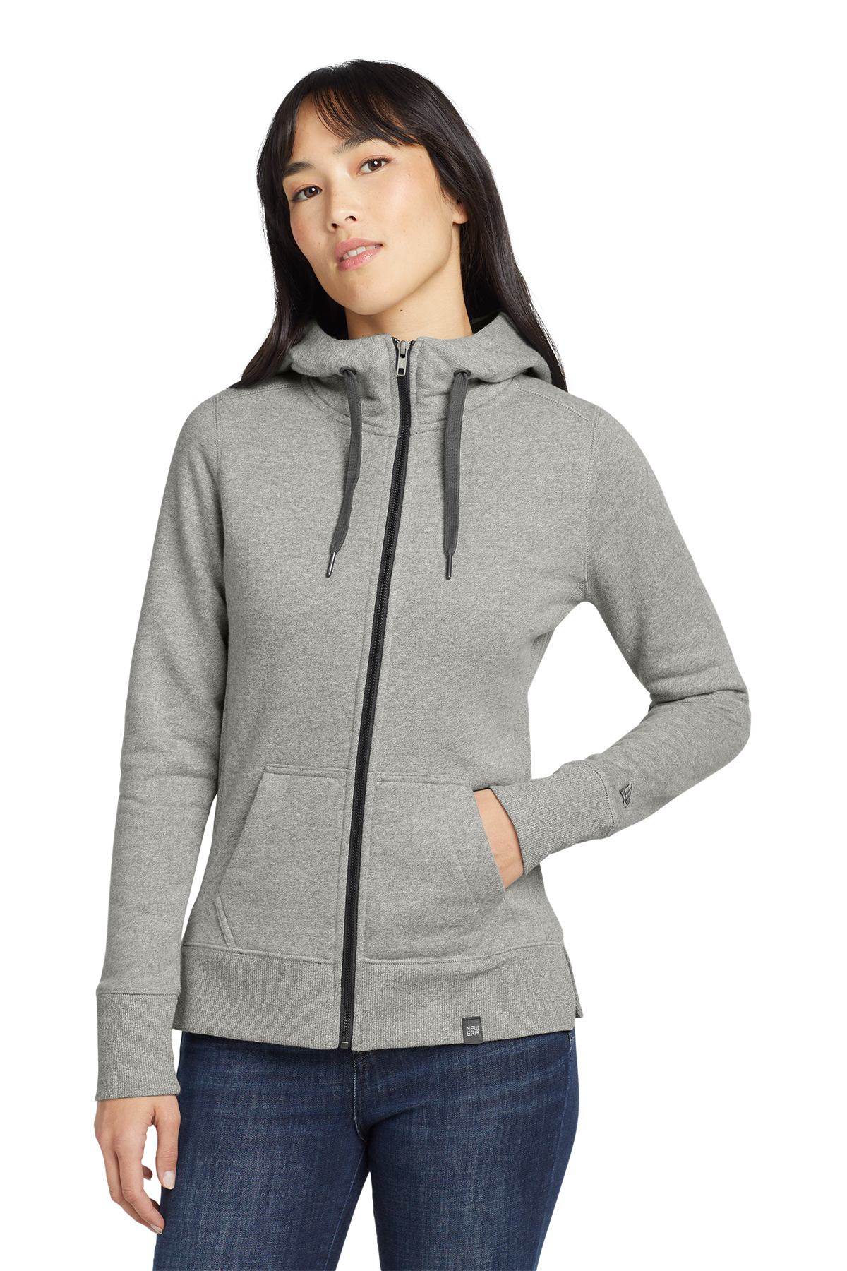 New Era ® Ladies French Terry Full-Zip Hoodie | Product | SanMar