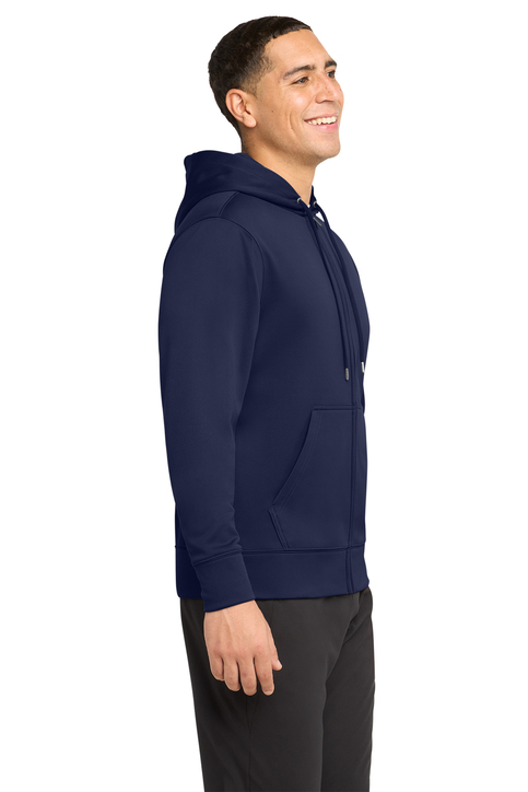 Sport-Tek Sport-Wick Fleece Full-Zip Hooded Jacket | Product | SanMar