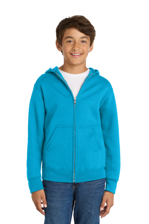 Port & Co Core Fleece Full-Zip Hooded Sweatshirt | Product | SanMar