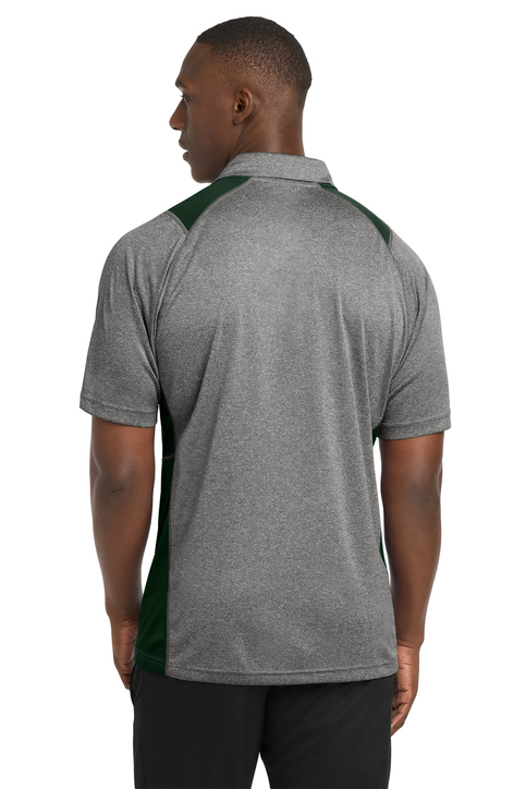 Sport-Tek Heather Colorblock Contender Polo | Product | SanMar