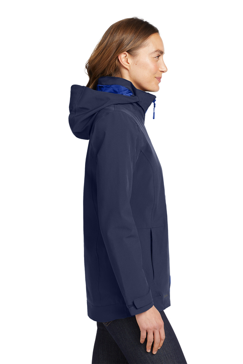 Eddie Bauer Veste Femme Petit Blanc WeatherEdge Capuche Imperméable