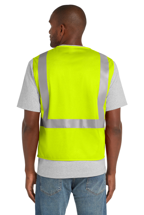 CornerStone ANSI 107 Class 2 Mesh Zippered Vest | Product | SanMar