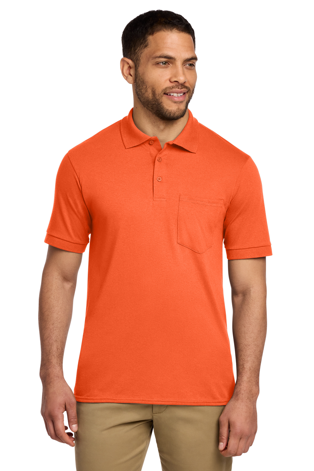 Port & Co Core Blend Jersey Knit Pocket Polo | Product | Port
