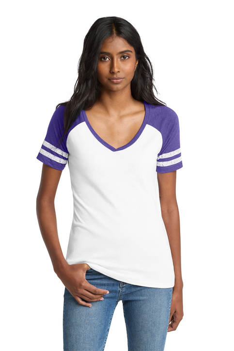 District Women's Game V-Neck Tee | Product | SanMar