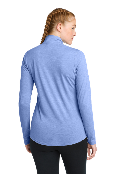 Sport-Tek Women's PosiCharge Tri-Blend Wicking 1/4-Zip Pullover