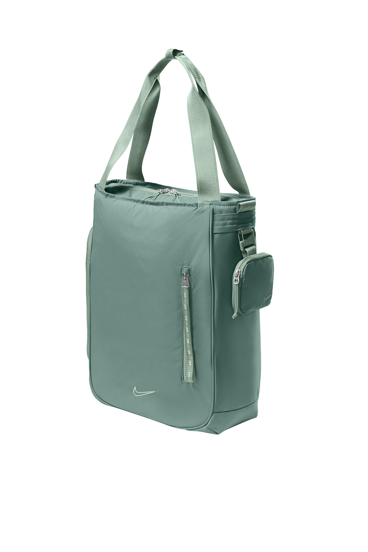 Nike gray × neon green sling bag Nike cross body bag with branded straps in gray and neon yellow