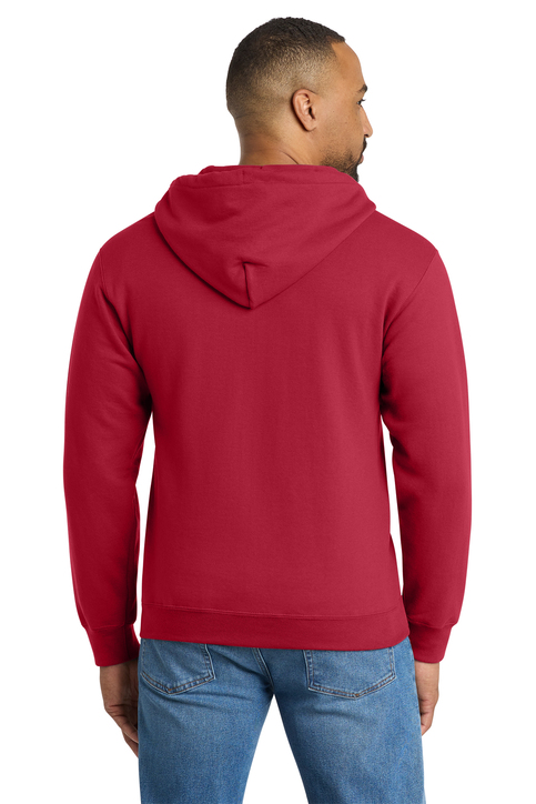 Port & Co Tall Essential Fleece Full-Zip Hooded Sweatshirt