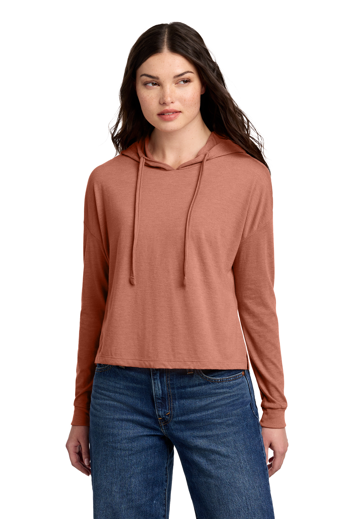 District Women's Perfect Tri Midi Long Sleeve Hoodie | Product