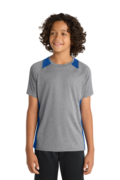 Sport-Tek Women's Heather Contender Scoop Neck Tee | Product | SanMar