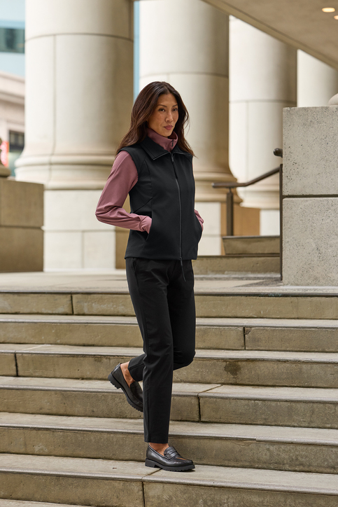 【新品未使用】 Meravel ミーラベル Seersucker Vest MiiR Women's Nozawa Soft Shell Vest | Product | SanMar