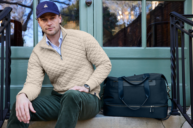 Brooks Brothers Diamond Quilt 1/4-Zip | Product | SanMar