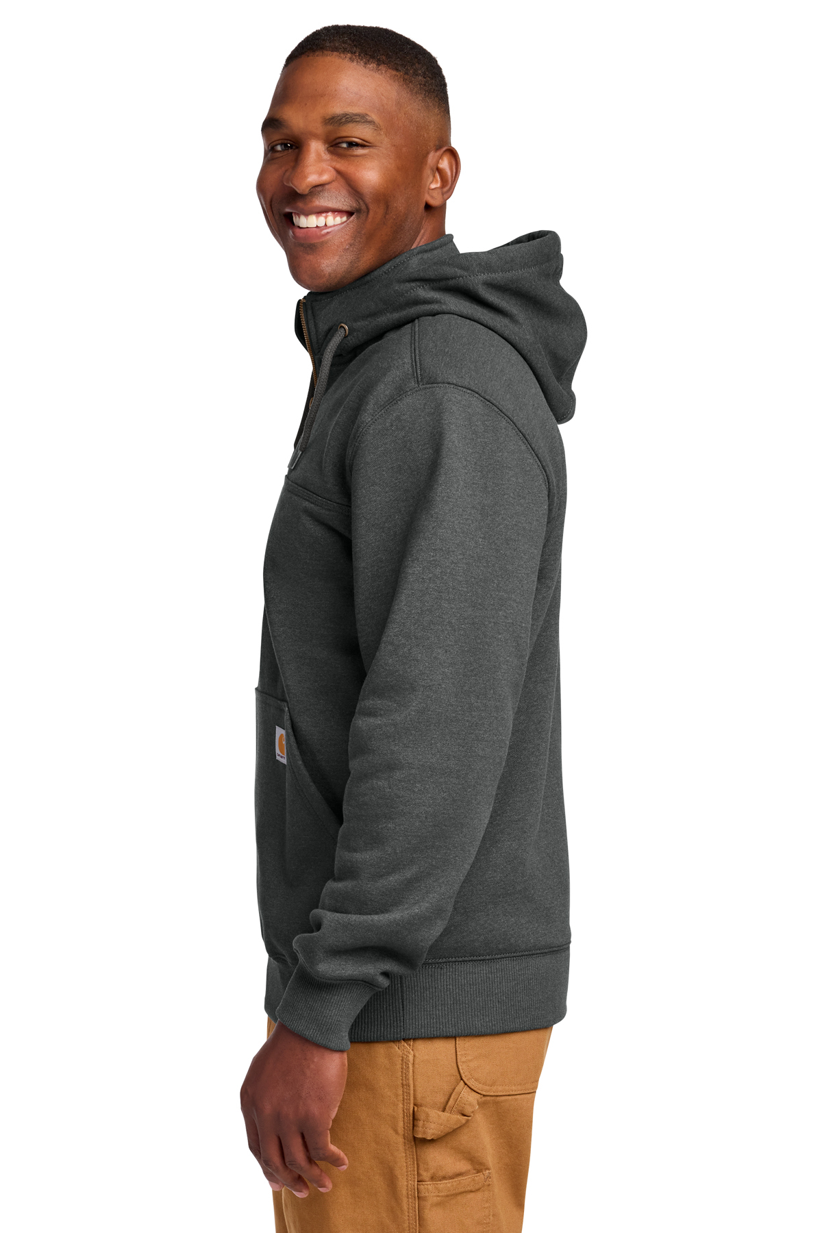 Carhartt Rain Defender Paxton Heavyweight Hooded Zip Mock