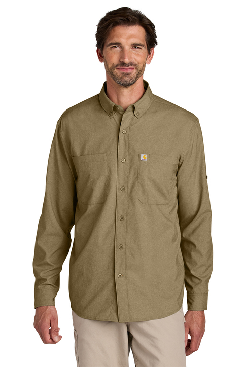 Carhartt Force Sun Defender Long Sleeve Shirt | Product | SanMar
