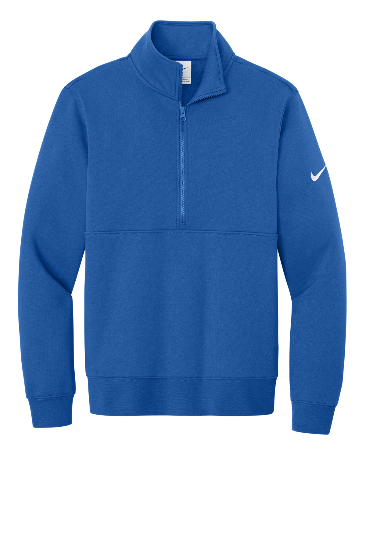 Nike Club Fleece Sleeve Swoosh 1/2-Zip | Product | SanMar