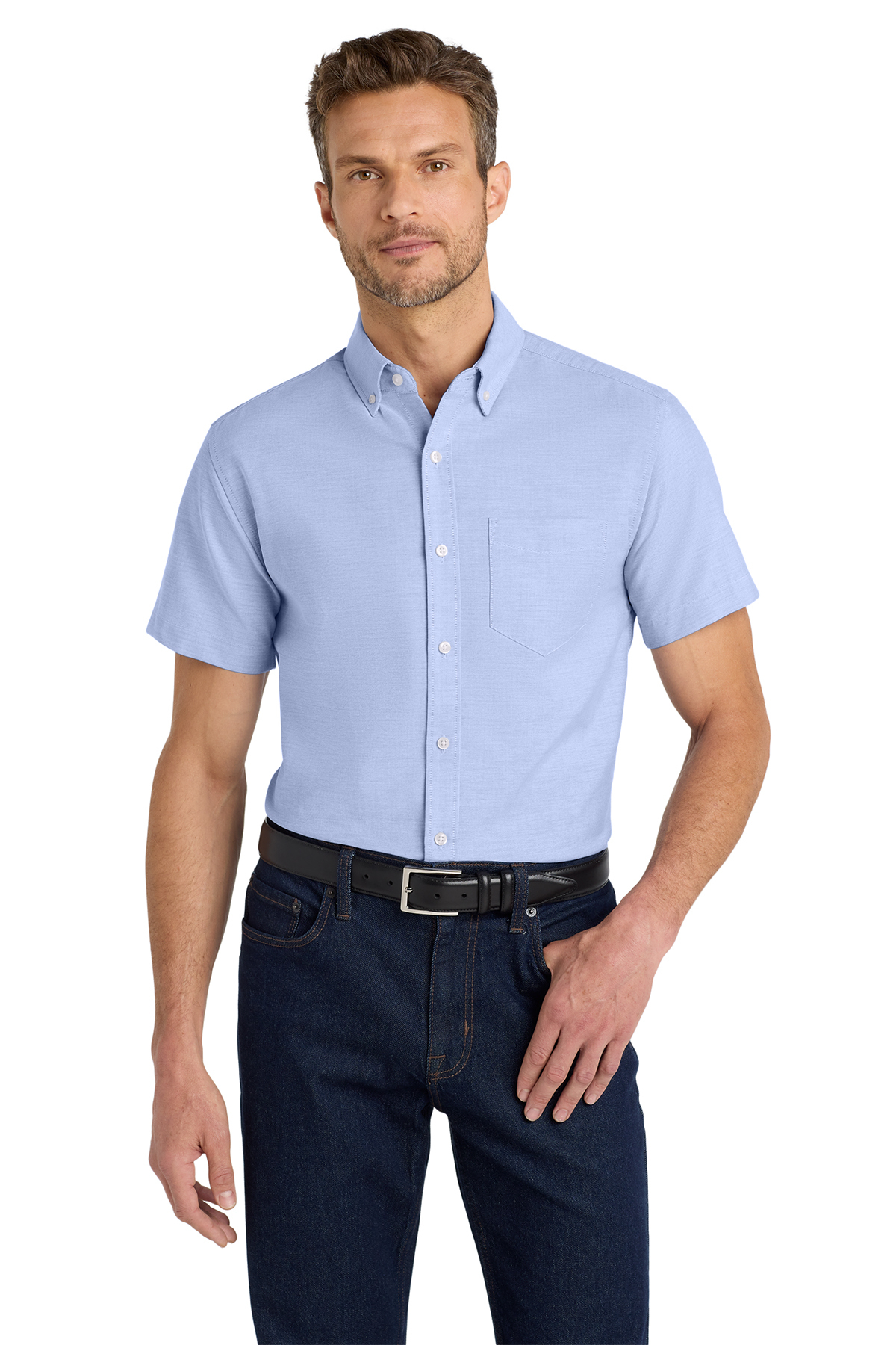 Supreme Loose Fit Oxford Shirt Light Blue Men's - FW23 - US