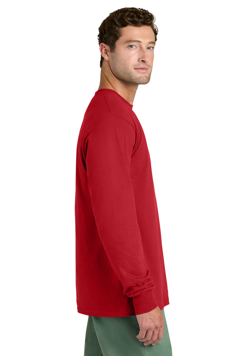 Port & Co Long Sleeve Core Cotton Tee | Product | SanMar