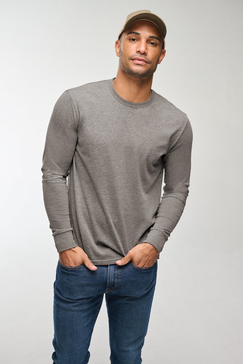 District Perfect Blend CVC Long Sleeve Tee | Product | SanMar