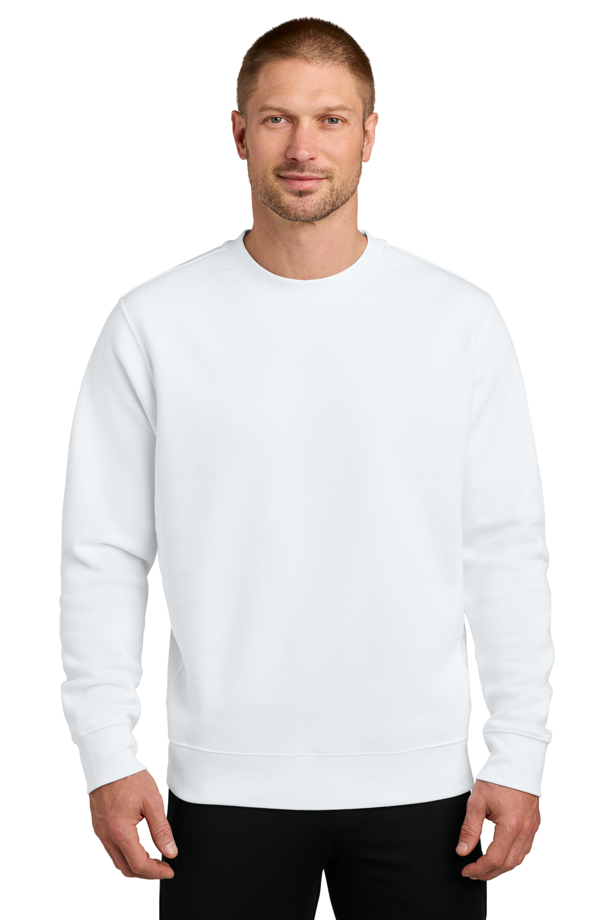 Nike Club Fleece Sleeve Swoosh Crew | Product | SanMar