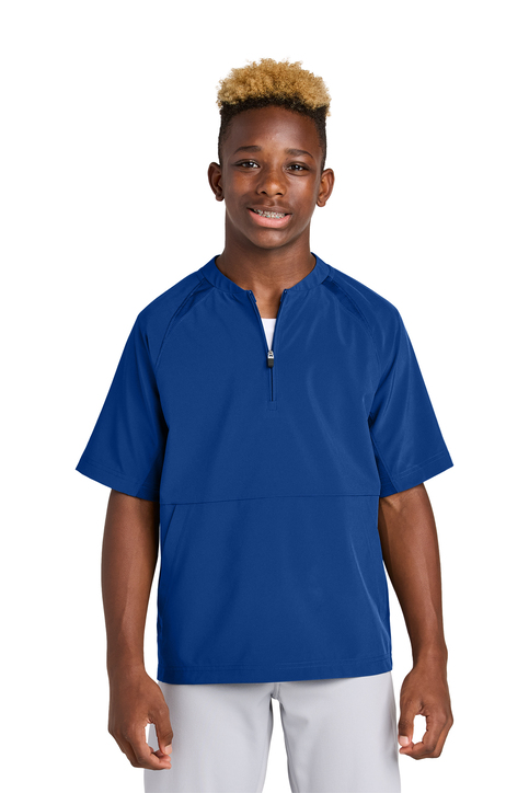 Sport-Tek Repeat 1/2-Zip Short Sleeve Jacket | Product | SanMar