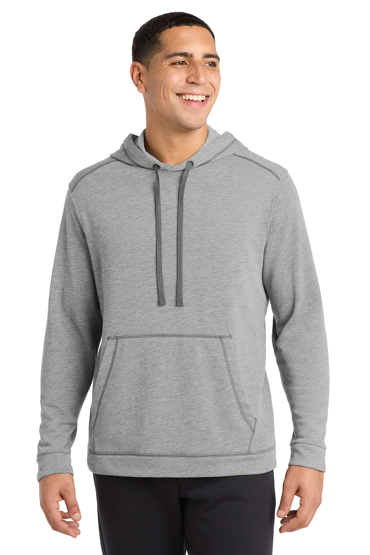 美品9090 Tech Nylon Pullover Charcoal Gray Sport-Tek PosiCharge Electric Heather Colorblock 1/4-Zip