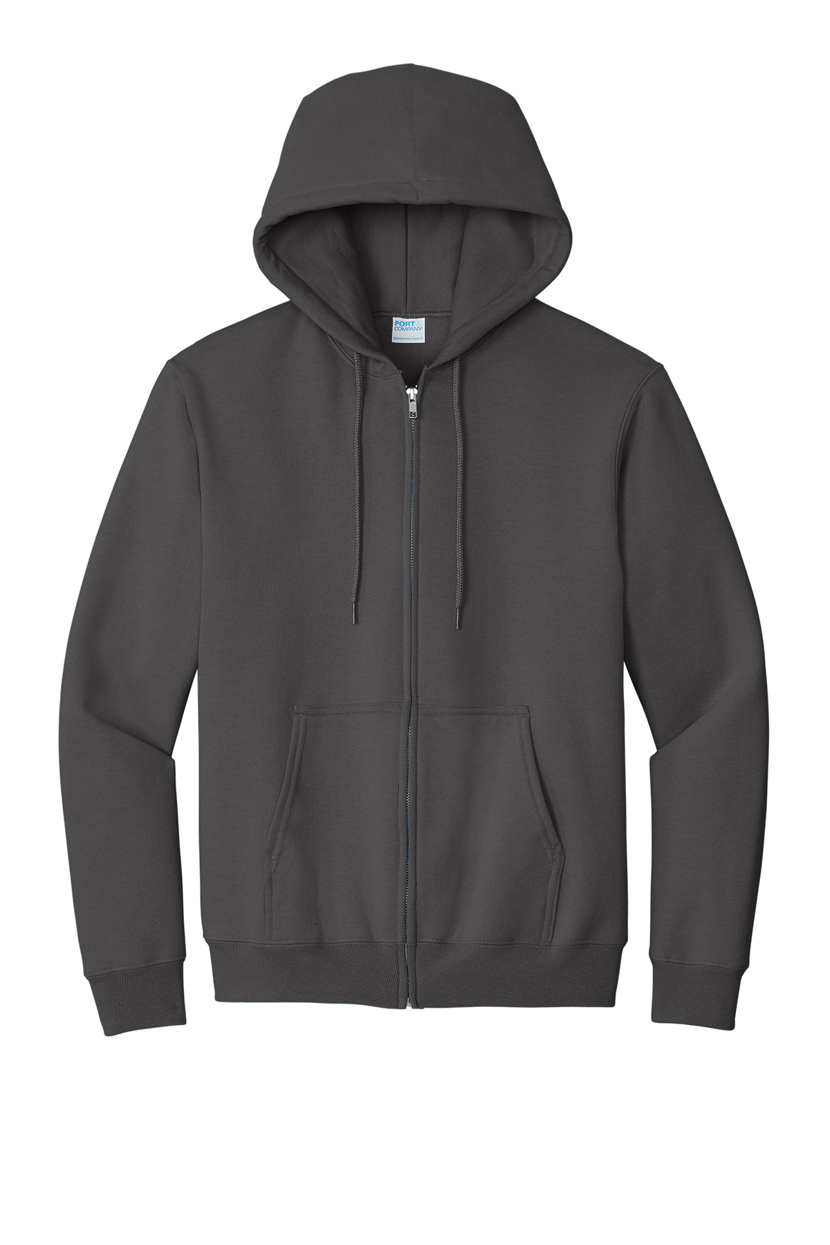 Port & Company Essential Fleece Full-Zip Hooded Sweatshirt 