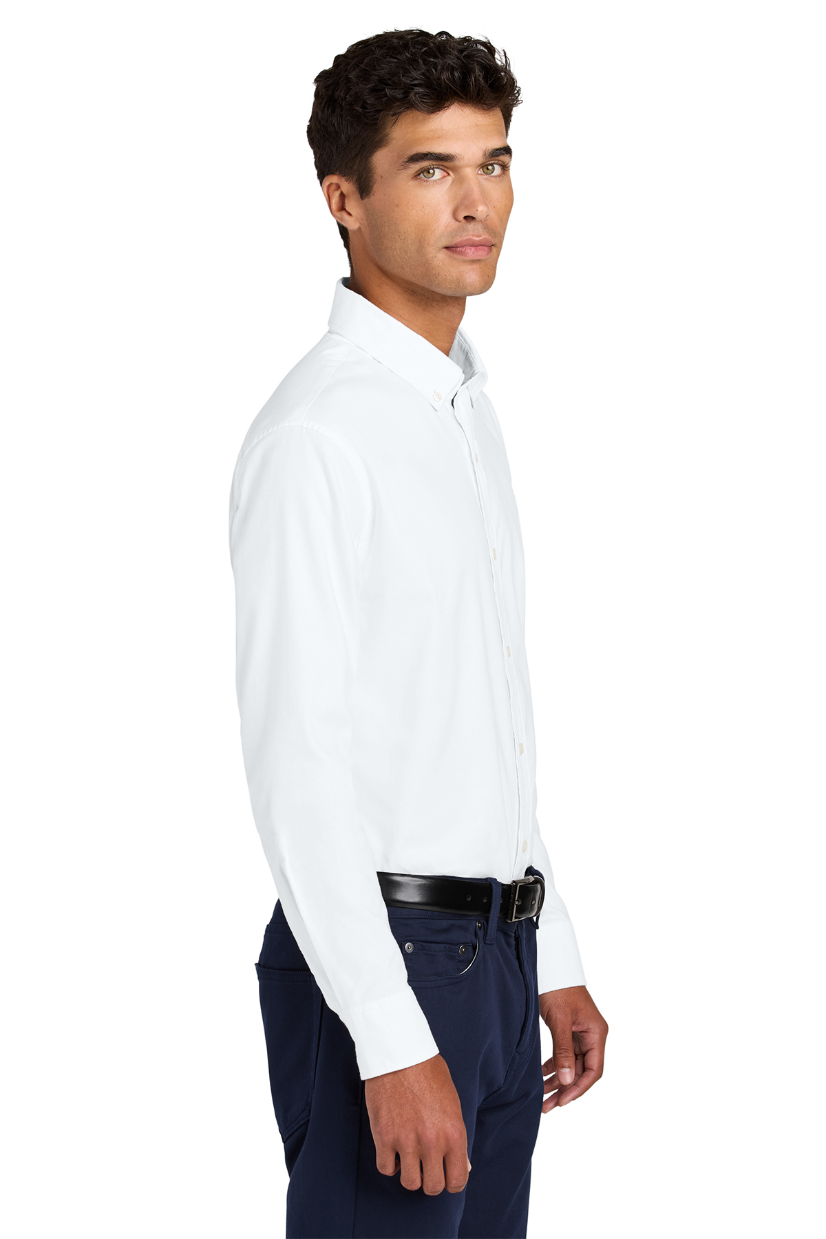 Long Sleeve Oxford Shirt [TX026-OXF-LS-WHITE] - FlynnO'Hara