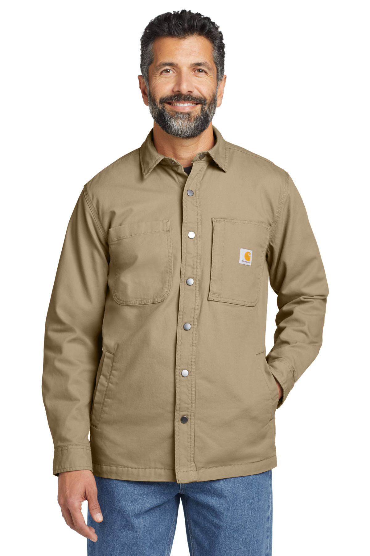 シャツ Carhartt Rugged Flex Fleece-Lined Shirt Jac | Product | Company