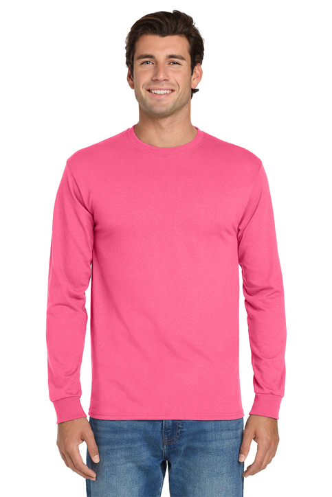 hot pink dri fit long sleeve