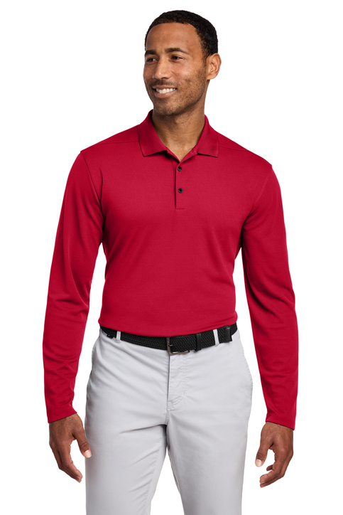 Nike Dri-FIT Micro Pique 2.0 Long Sleeve Polo | Product | SanMar