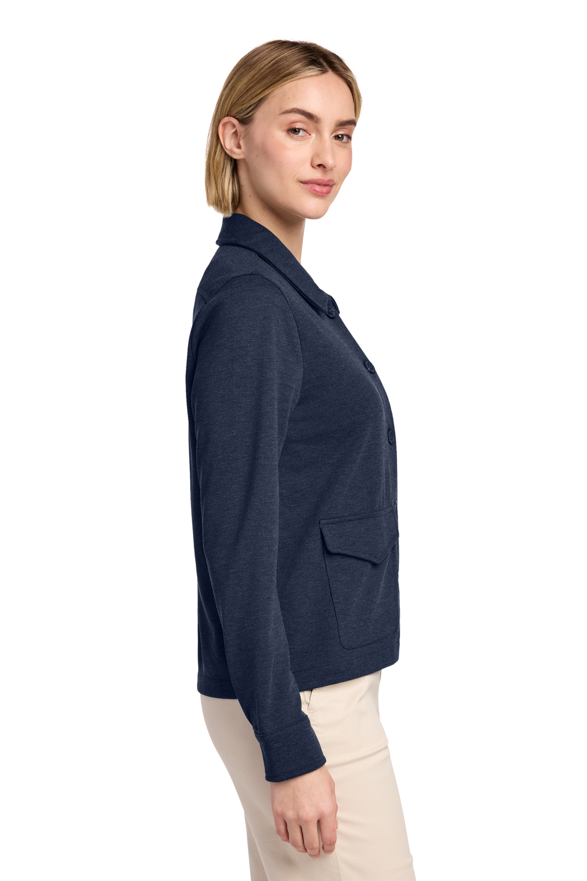 Brooks Brothers Women's Mid-Layer Stretch Button Jacket | Product
