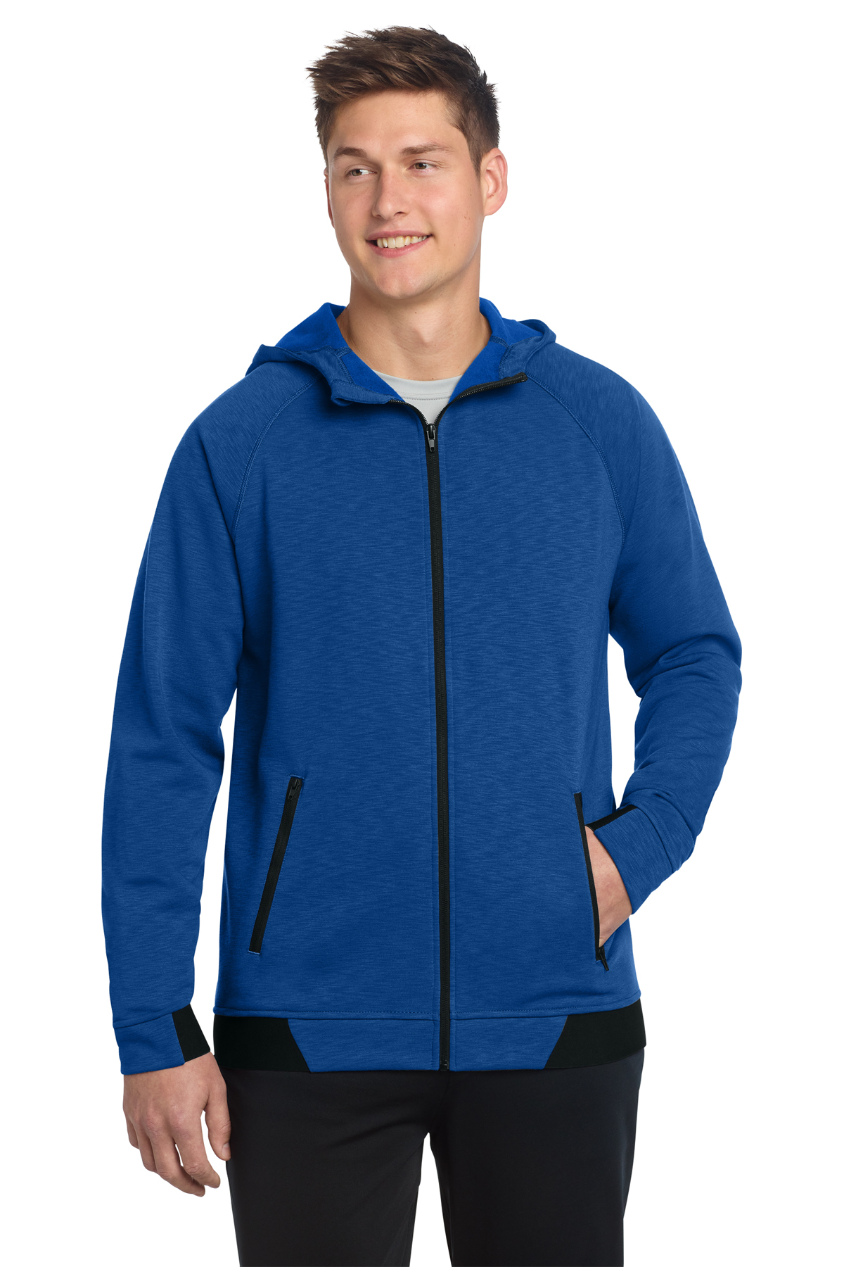 Sport-Tek PosiCharge Strive Hooded Full-Zip | Product | Sport-Tek
