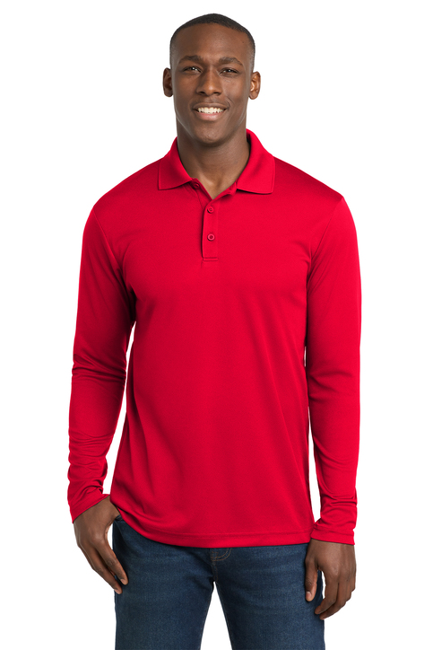 トップス MAN-TLE LongSleeve Polo sizeM 206606211-1-burgundy?$n_750w$&
