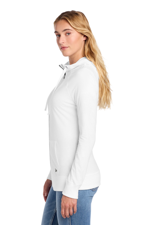 New Era Women's Sueded Cotton Blend Full-Zip Hoodie | Product | SanMar