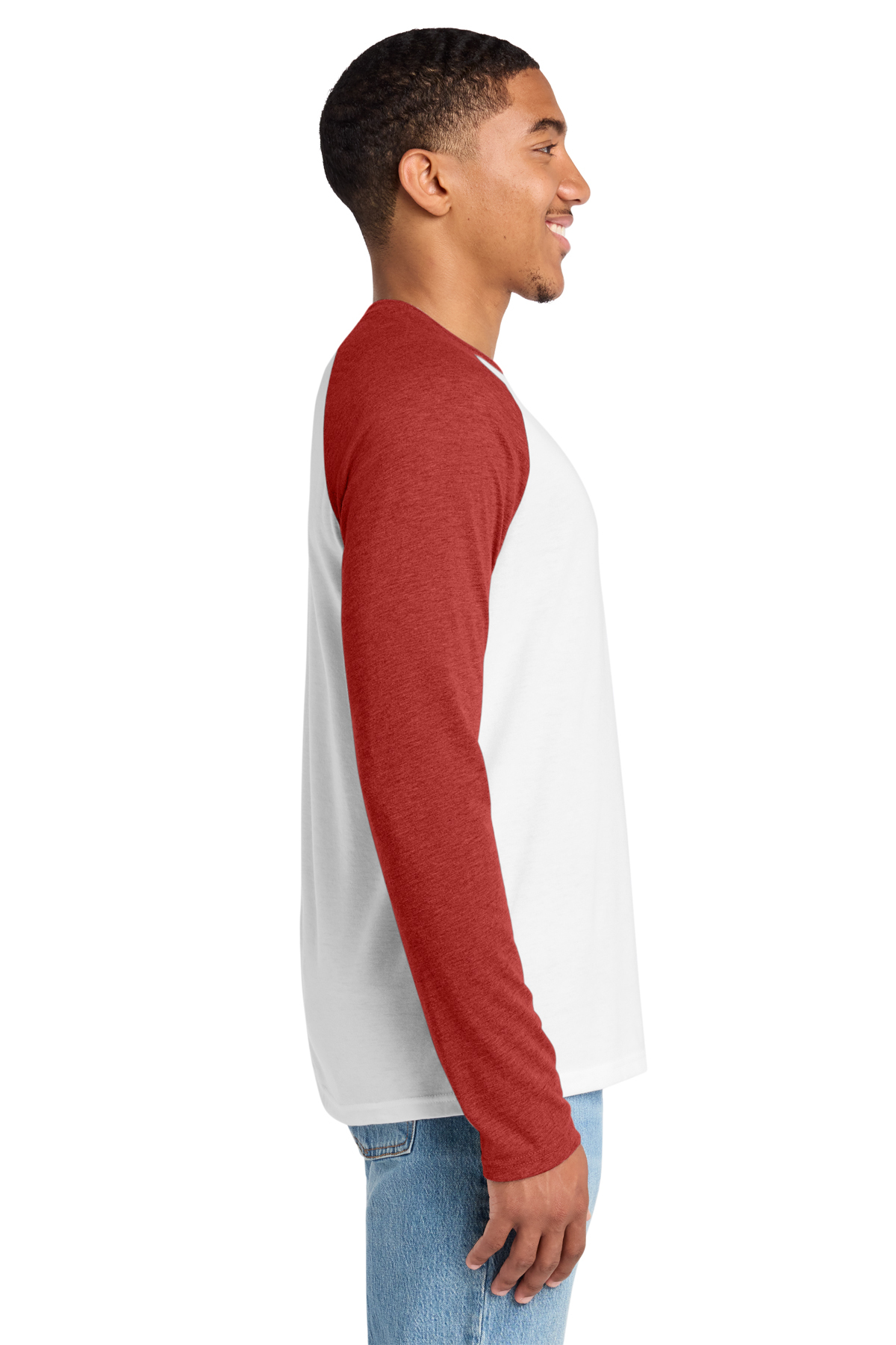 Allmade Unisex Tri-Blend Long Sleeve Colorblock Raglan | Product