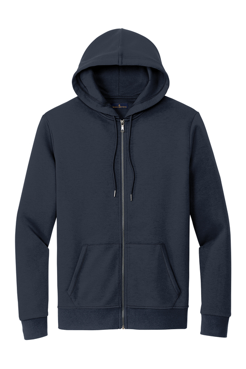 ハ*郎様 BROOKFIELD／ブルックフィールド   S Brooks Brothers Double-Knit Full-Zip Hoodie | Product | SanMar