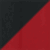 Black/ Deep Red