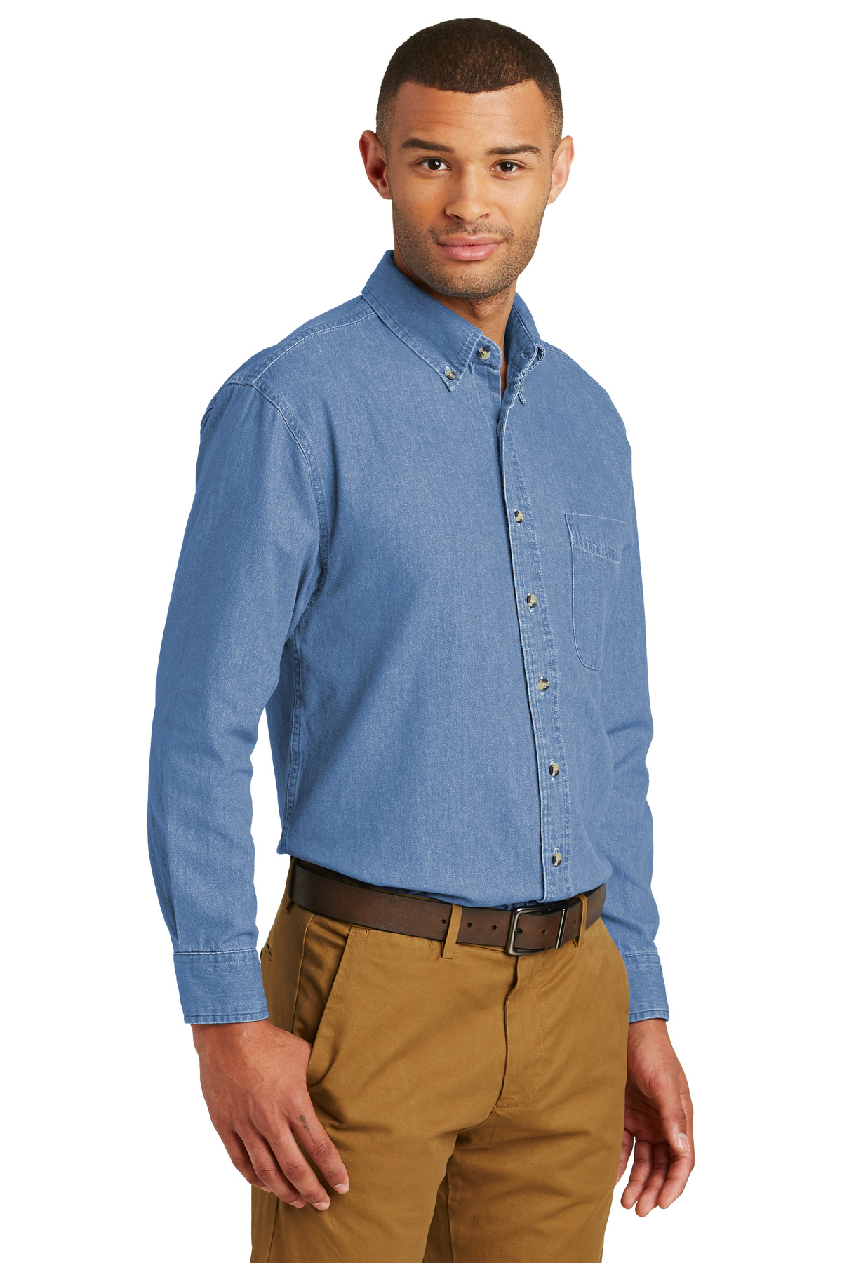 Long Sleeve Value Denim Shirt 
